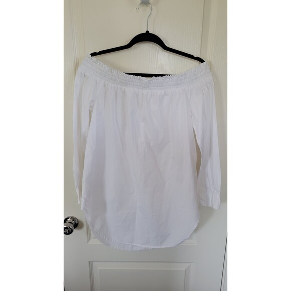 Anthro Maeve Tantira Off Shoulder Tunic Top - Picture 4 of 7